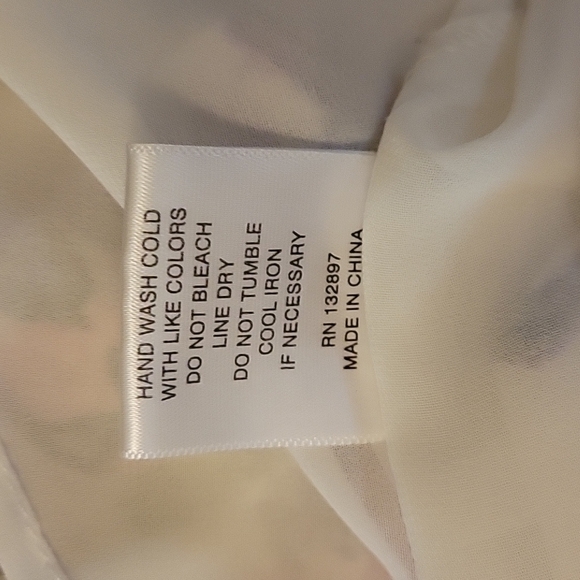 ROSE & OLIVE Fairycore Pink Floral Chiffon Sleeveless Layered Blouse - Picture 9 of 10